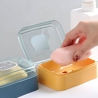 Self-Draining Soap Dish – Portable & Leakproof | VelvetBubbles Your Brand