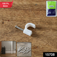 Premium 6mm Cable Management Nail Clips – Easy Wire Organization Your Brand