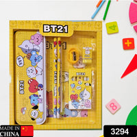 Stationery Kit for Kids – 12 Pc Metal Pencil Box Set | ScribbleJoy Your Brand
