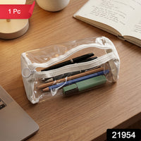 Transparent PVC Pencil Case – Stylish & Durable Stationery Organizer Your Brand