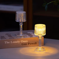 Mini Acrylic LED Desk Lamp – Crystal Design & Portable | Voltronic Your Brand
