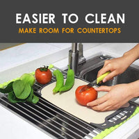 Roll-Up Dish Drying Rack – Space-Saving | CookAura Your Brand
