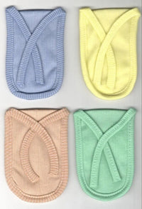 Cotton tap cover actively filtering water, keeping the tap dust-free.
