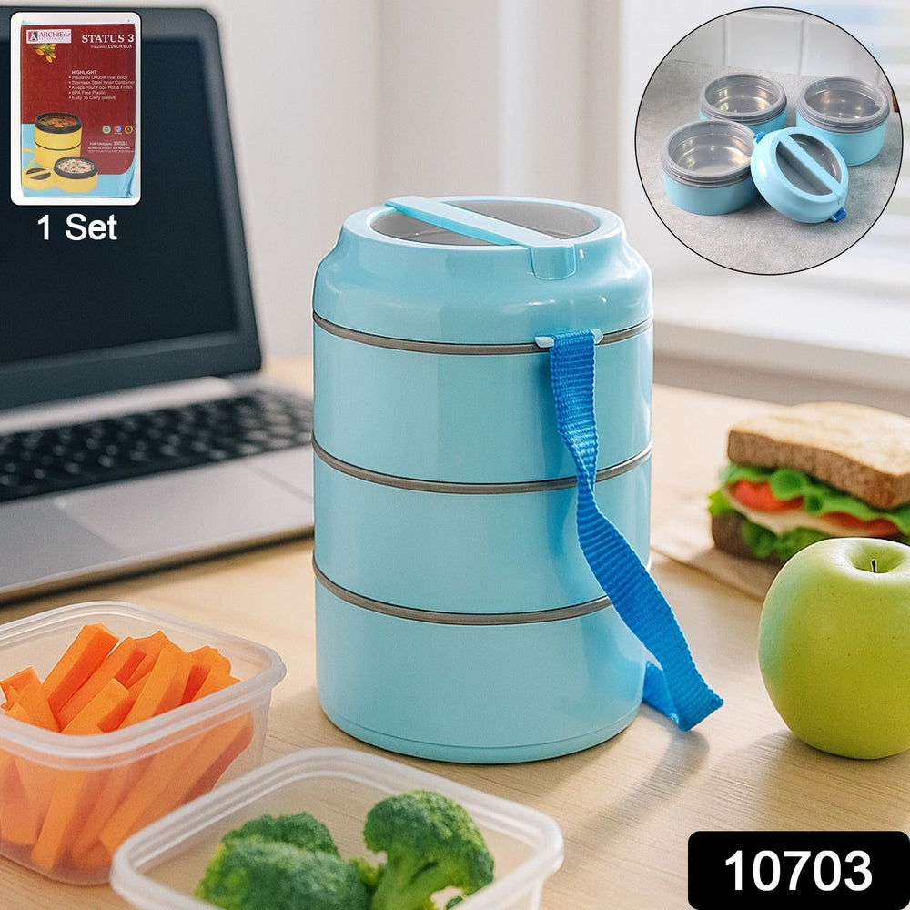 Insulated Lunch Box Set Multipurpose Storage Organizer Container
