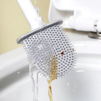 Silicone Toilet Brush – Wall-Mounted, Anti-Drip Cleaner | Velvet Wipe Your Brand