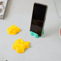 Mobile Stand with Pen Holder – Apple-Shaped Desk Organizer 3 Pc Your Brand