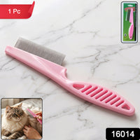 Dog Hair Remover Comb Pet Grooming Shedding Tool Fur Cleaning Brush (1 Pc) Your Brand