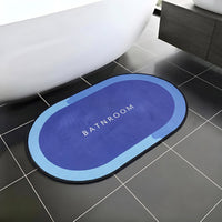Anti-Slip Bathroom Floor Mat, Super Absorbent Quick-Dry Bath Mat (1 Pc) Your Brand