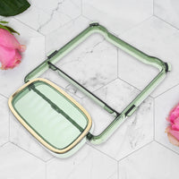2-in-1 Bathroom Organizer – Self-Adhesive Soap Holder & Towel Rack Your Brand