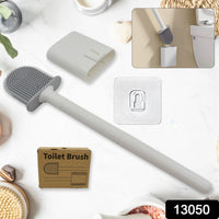 Silicone Toilet Brush – Wall-Mounted, Anti-Drip Cleaner | Velvet Wipe Your Brand