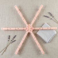 Foldable Clothes Drying Hanger with Clips, Plastic Multi-Clip Drying Rack (1 Pc) Your Brand