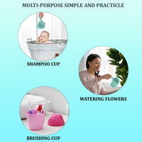 Baby Shampoo Shower Cup – Safe Eye Protection for Kids | Mini Bubbles Your Brand