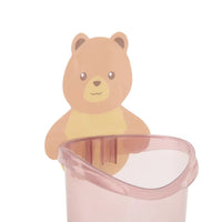 Teddy Bear Toothbrush Holder – Wall Mount, Self-Adhesive | BrushedUp Your Brand