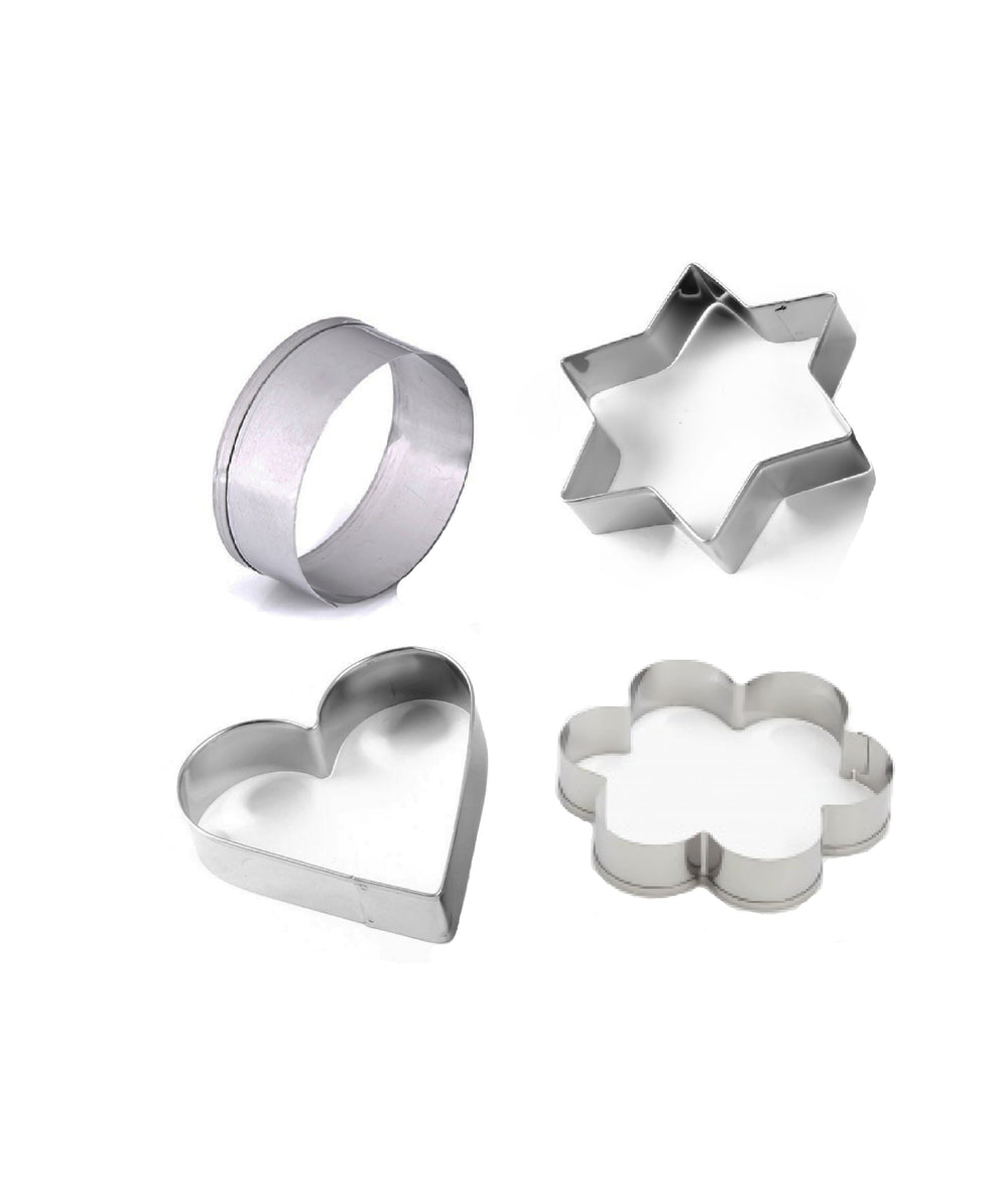 Stainless Steel Cookie Cutter Set Kitchen Storage Organizer Solution