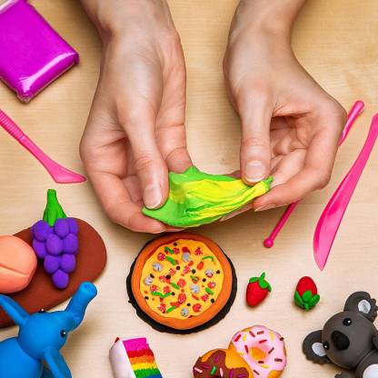 Non-Toxic Dough Clay Home Organization Storage Solution Storage