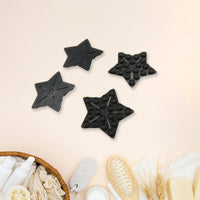Kids Anti-Slip Bath Mat – Star Shaped PVC | 4 Pc Set by CrystalWash Your Brand
