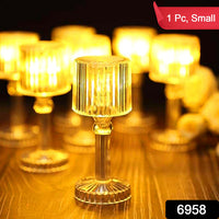 Mini Acrylic LED Desk Lamp – Crystal Design & Portable | Voltronic Your Brand