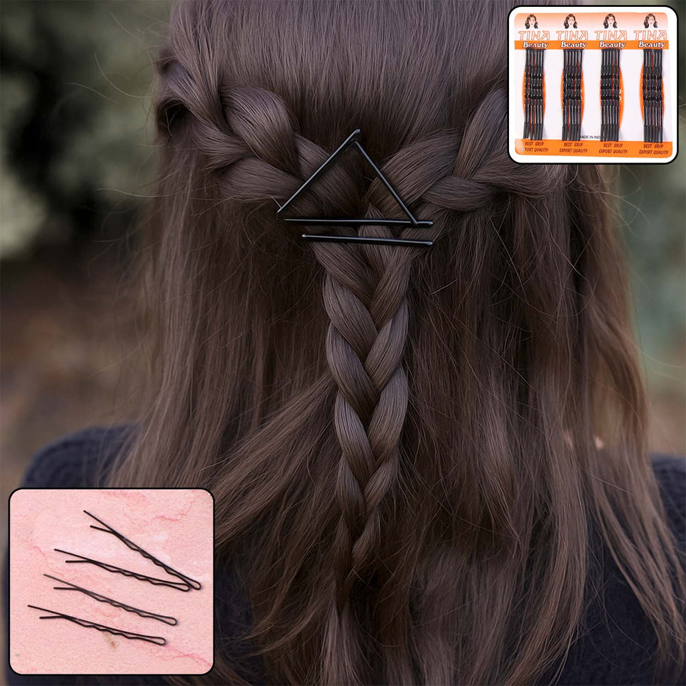 Medium Black Hair Bobby Pins Home Organization Storage Solution