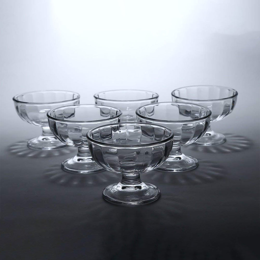 Glass Ice Cream Dessert Bowls Home Organization Storage Solution