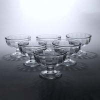 Glass Ice Cream Dessert Bowls Home Organization Storage Solution