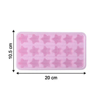 reusable star-shaped ice cube mold for freezer use