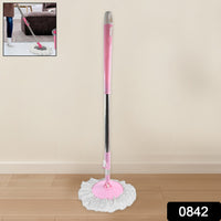 360° Spin Mop – Stainless Steel & Microfiber | Velvet Wipe Your Brand