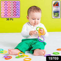 Baby Learning Links – 36 Pc Educational Toy Set for Motor Skills Your Brand