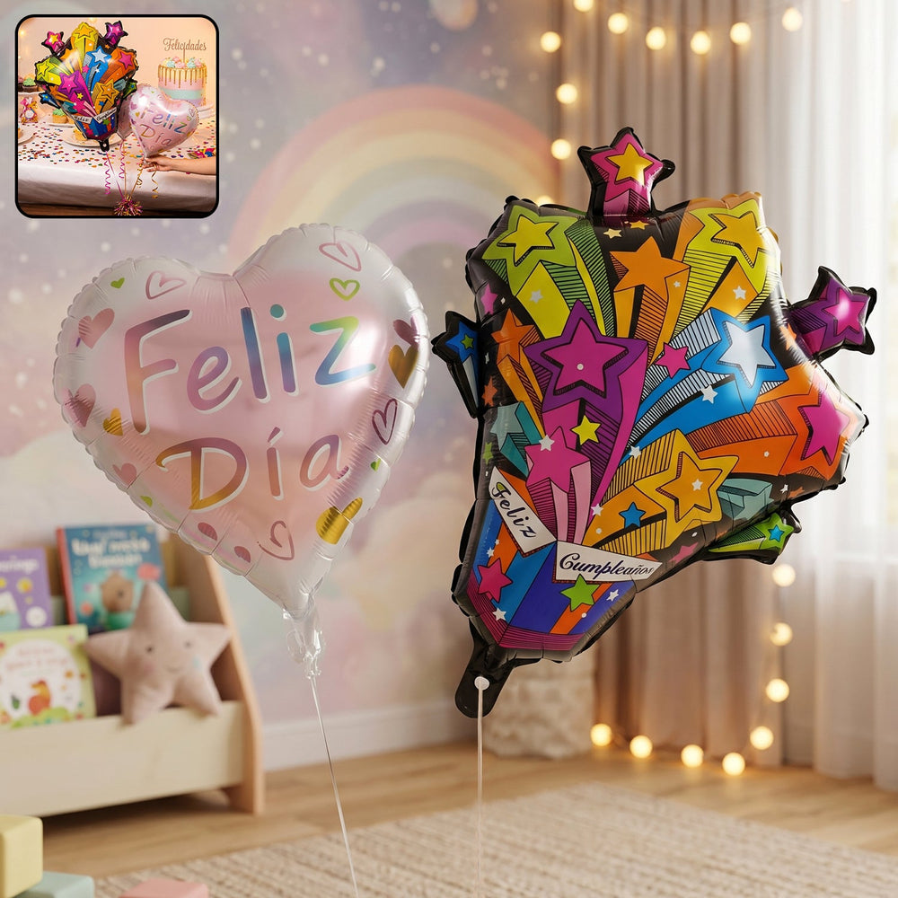 Feliz Dia Celebration Foil Balloon Ð Vibrant Party Decor Home Organization Storage