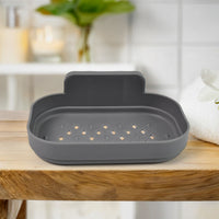 Wall-Mounted Soap Dish – Self-Adhesive Plastic Holder | Mist & Relax Your Brand