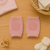 Toddler Knee Protectors – Pink Wool Knit Leg Warmers Your Brand