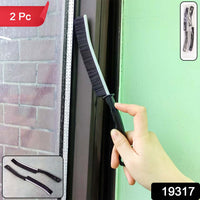 Corner Cleaning Brush – Long Handle Stiff Bristle Set (2 Pc) Your Brand