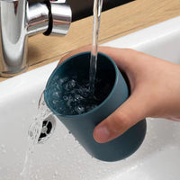 Wall Mount Toothbrush Holder – 2 Cups, Self-Adhesive | BrushedUp Your Brand