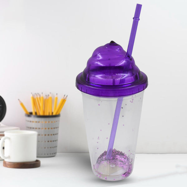 Plastic Cold Drink Tumbler – Double-Wall & Reusable Straw | Hydrozilla