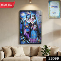 Radha Krishna Wall Frame Home Organization Storage Solution