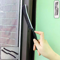 Corner Cleaning Brush – Long Handle Stiff Bristle Set (2 Pc) Your Brand
