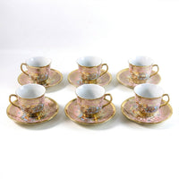 Premium quality tea cup and saucer set with smooth glazed finish