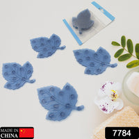 Baby Anti-Slip Bath Mat – Leaf Shaped PVC 4 Pc Set | CrystalWash Your Brand