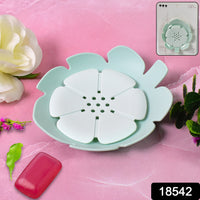 Plastic Soap Dish – Self-Draining Floral Design | VelvetBubbles Your Brand