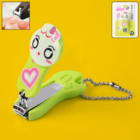 Cartoon Nail Clipper – Portable Keychain Nail Cutter | Babyova Your Brand