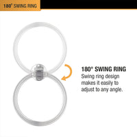 ABS Towel Ring – Unbreakable Wall Mounted Holder | BathNova Your Brand