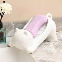 Animal Shape Soap Dish Holder – Cute Bear Design with Drainage Your Brand