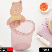 Teddy Bear Toothbrush Holder – Wall Mount, Self-Adhesive | BrushedUp Your Brand