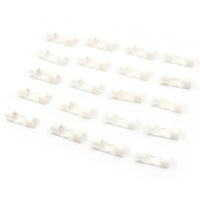 Plastic Cable Clips – Strong Adhesive Wire Organizer (20 Pcs) | WipeTech Your Brand