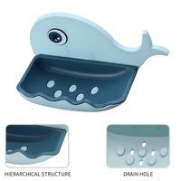 Fish Shape Soap Dish – Wall Mounted, Drainage | VelvetBubbles (Pack of 2) Your Brand