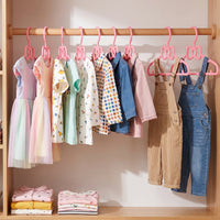 Kids Plastic Clothes Hangers Set, Cute Baby Wardrobe Hangers (10 Pcs Set) Your Brand
