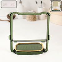 2-in-1 Bathroom Organizer – Self-Adhesive Soap Holder & Towel Rack Your Brand