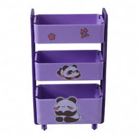 Mini Storage Trolley – 3-Tier Desk Organizer with Wheels for Kids and Office Your Brand