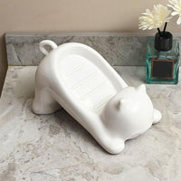 Animal Shape Soap Dish Holder – Cute Bear Design with Drainage Your Brand